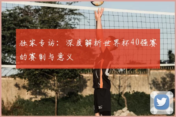 独家专访:深度解析世界杯40强赛的赛制与意义