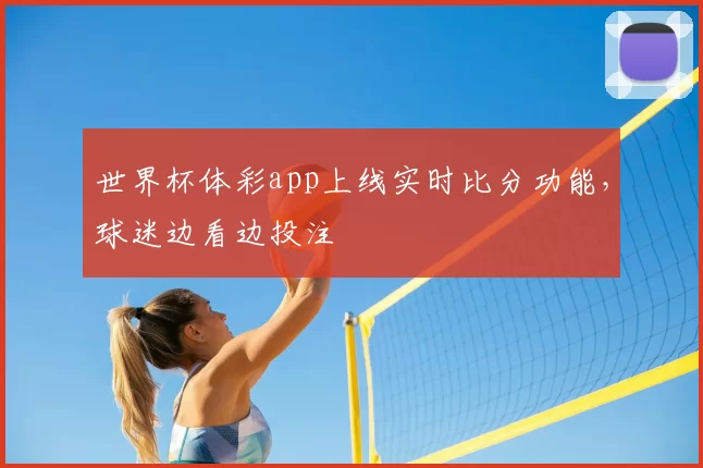 世界杯体彩app上线实时比分功能,球迷边看边投注