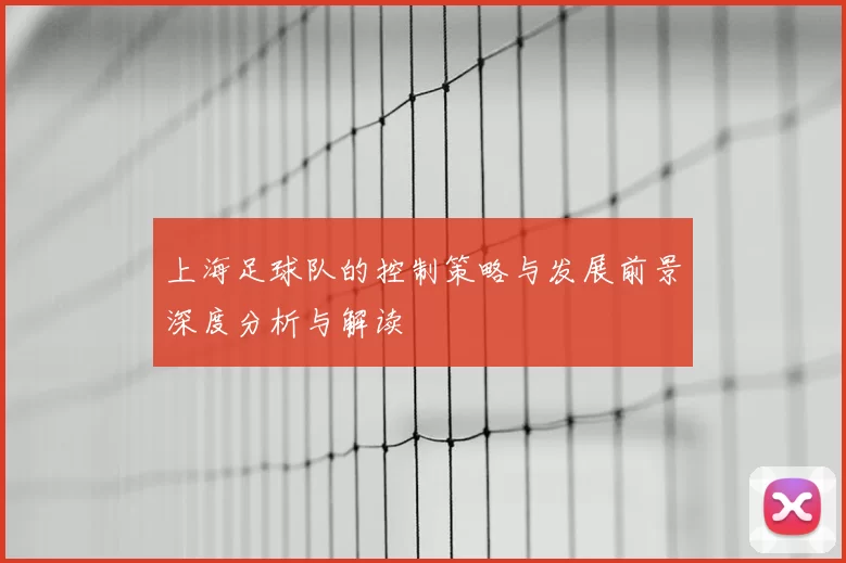 上海足球队的控制策略与发展前景深度分析与解读