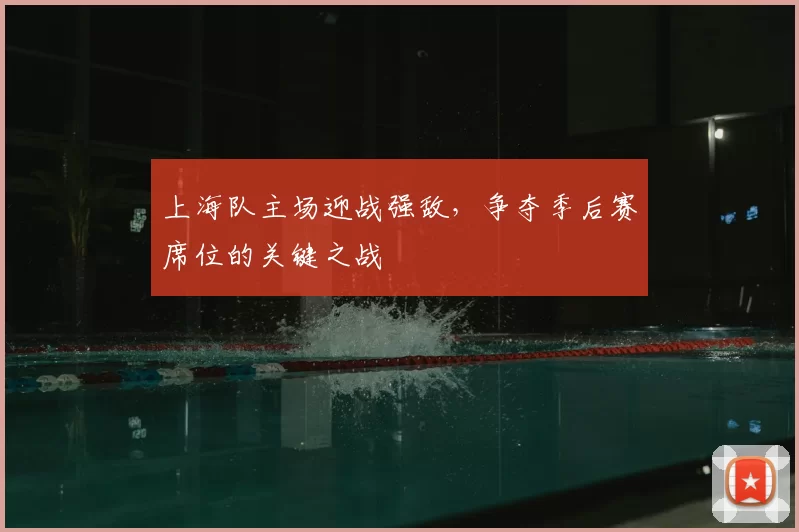 上海队主场迎战强敌，争夺季后赛席位的关键之战